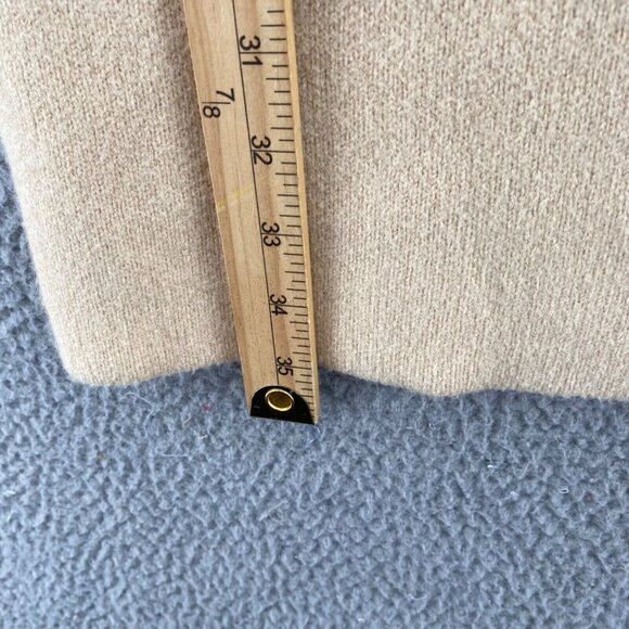 Lulus Dress Womens Small Sweet Comforts Cream Turtleneck Mini Sweater Stretch - Picture 9 of 10